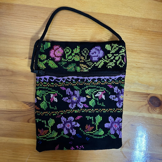 Traditional Palestinian Mini Tatreez Bag