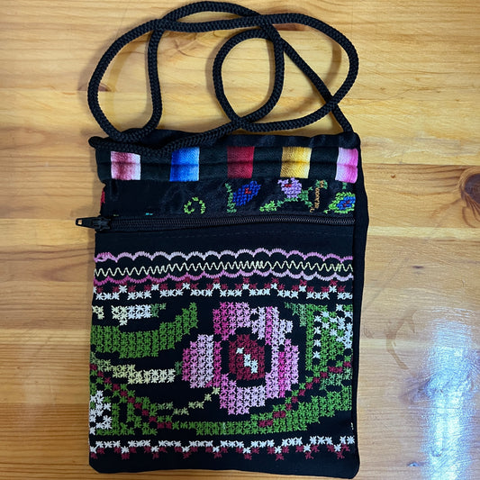 Traditional Palestinian Mini Tatreez Bag