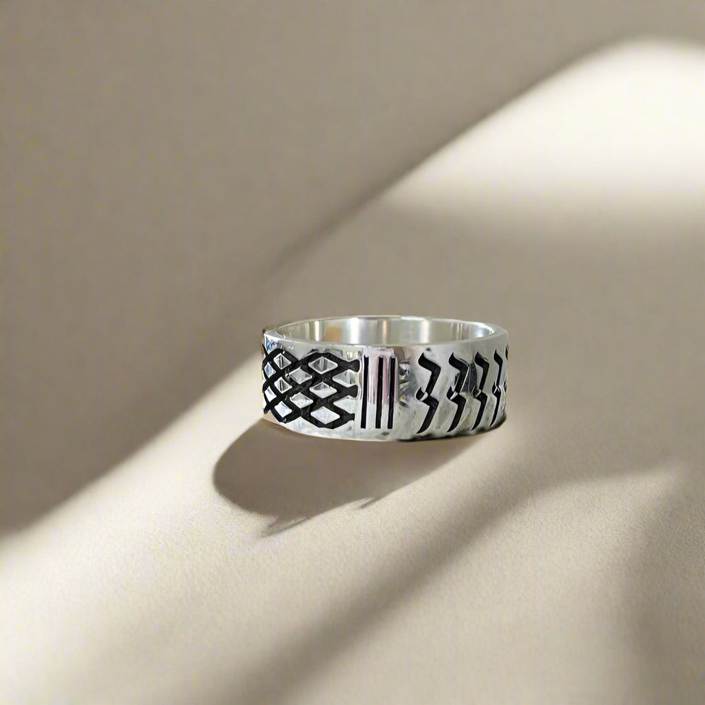 Silver Kufiya Ring