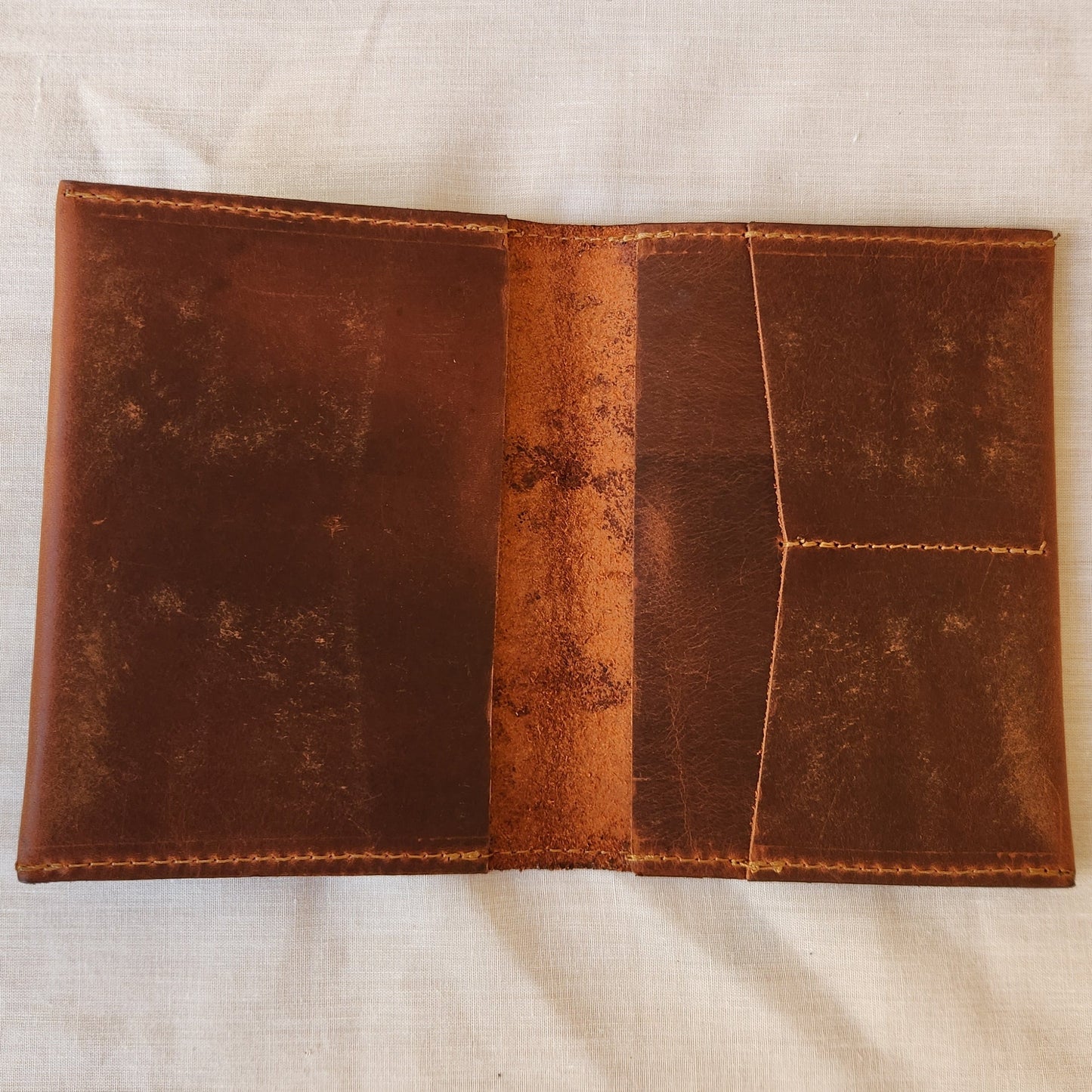 Real Leather Passport and Card Holder