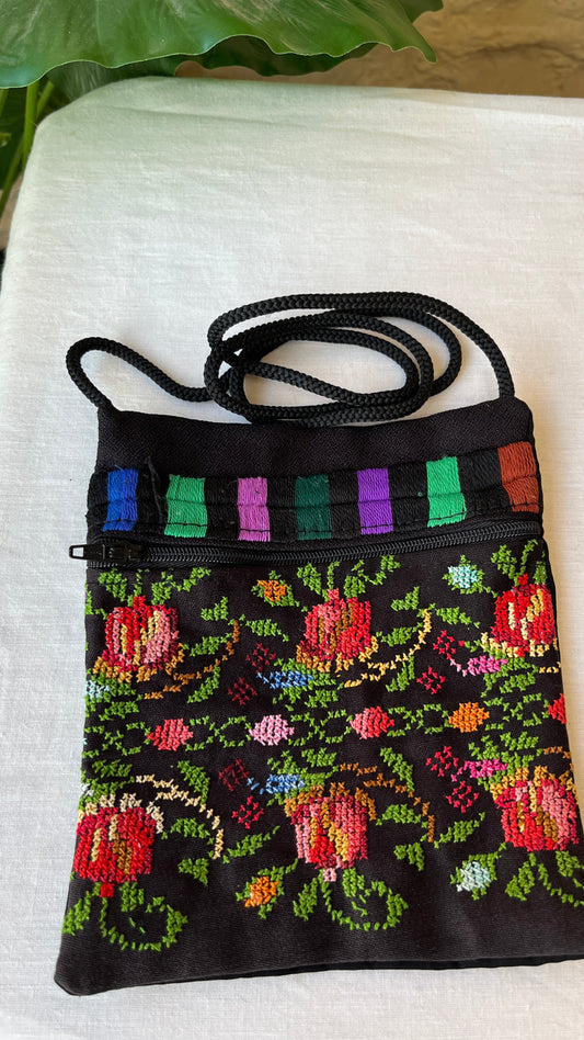 Traditional Palestinian Mini Tatreez Bag